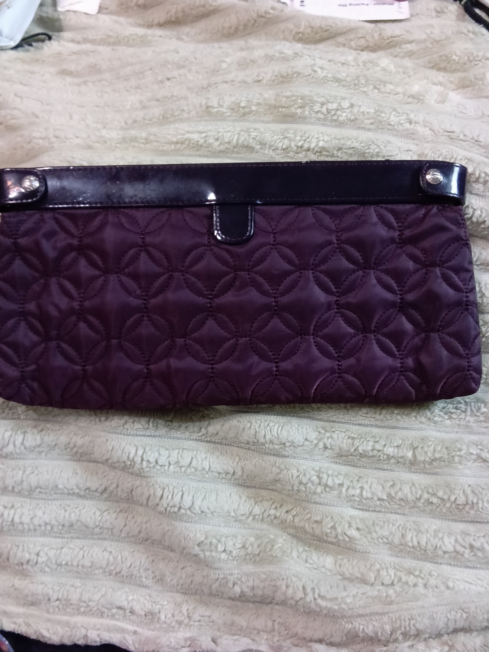 Vera Bradley Quilted Circle Clutch/Travel Bag